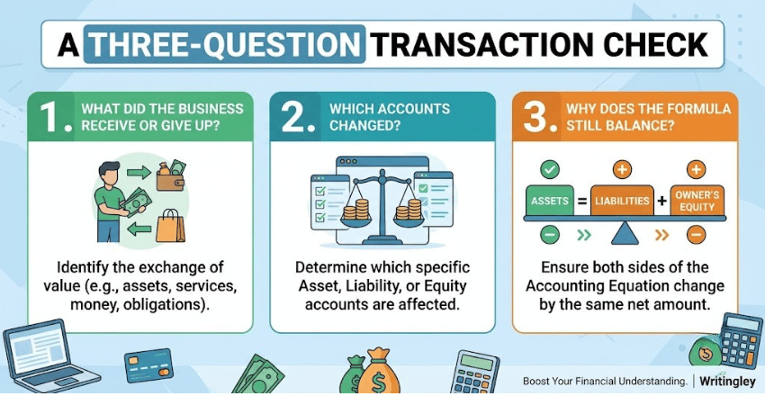 A Three-Question Transaction Check