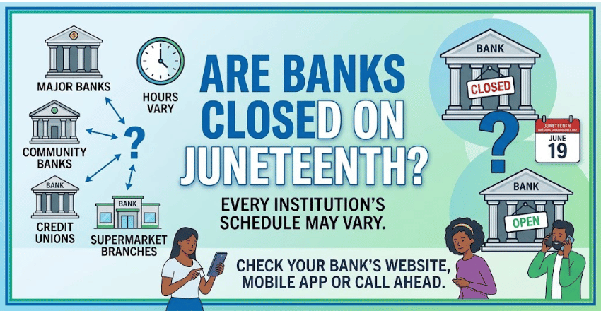 Are the Banks Closed on Juneteenth at Every Institution? 