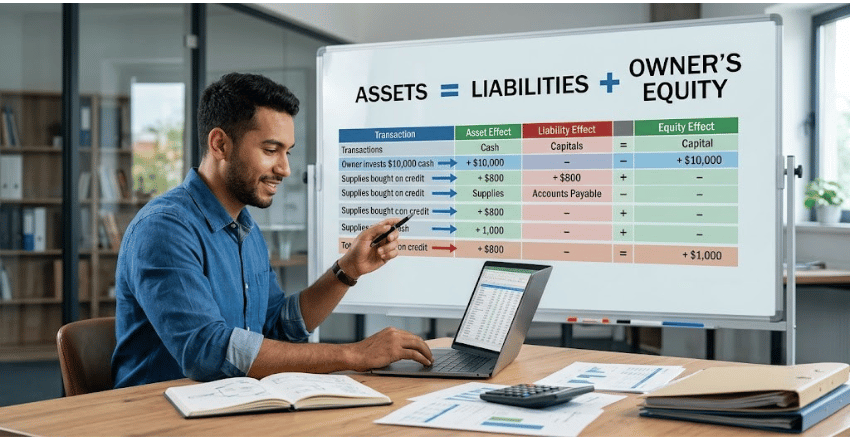 How the Accounting Equation Stays Balanced