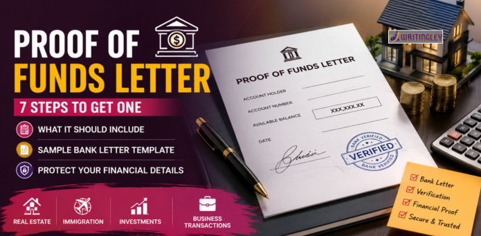 Proof of Funds Letter: 7 Steps to Get One, What It Should Include, and Sample Bank Letter Template