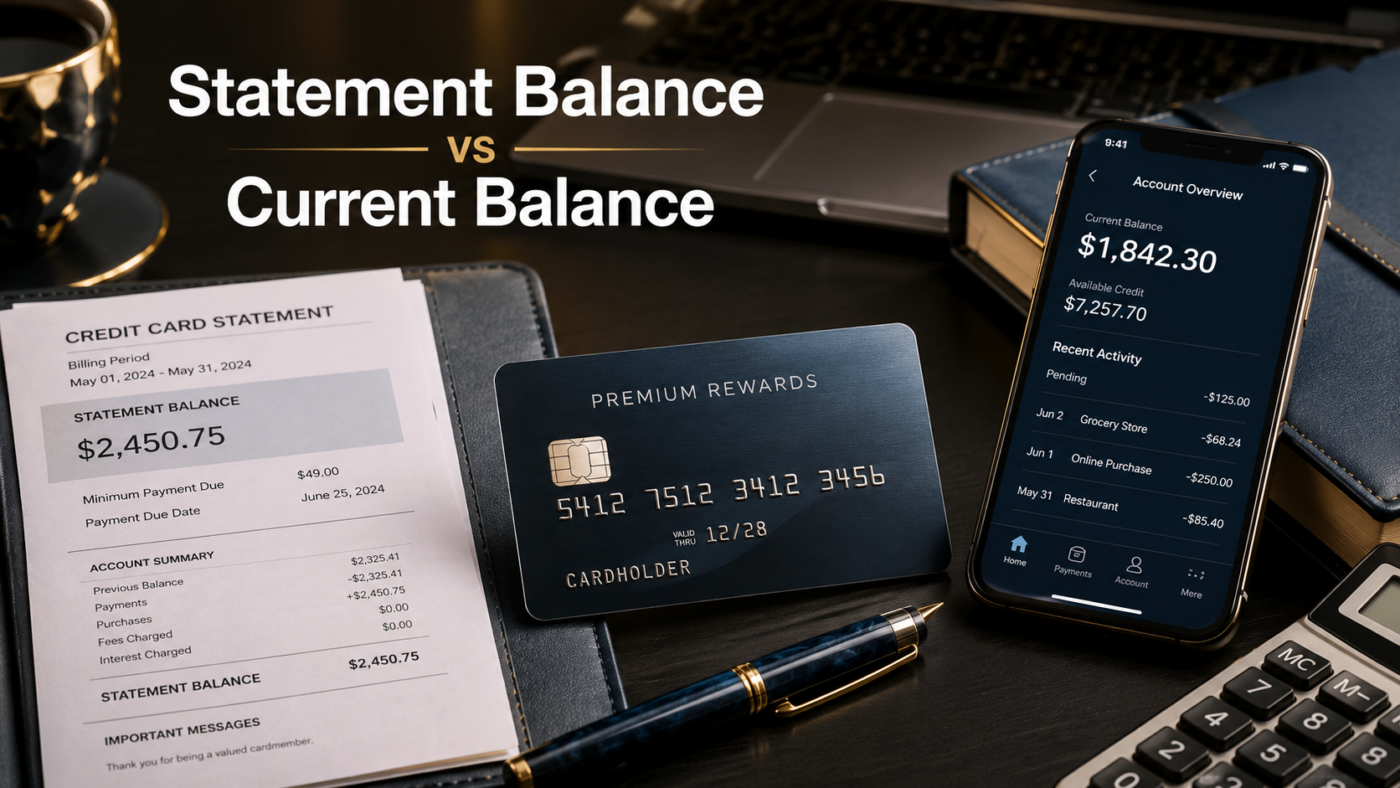 Statement Balance vs Current Balance: A Complete Guide to Credit Card Payments, Interest, Billing Cycles, and Credit Score Impact