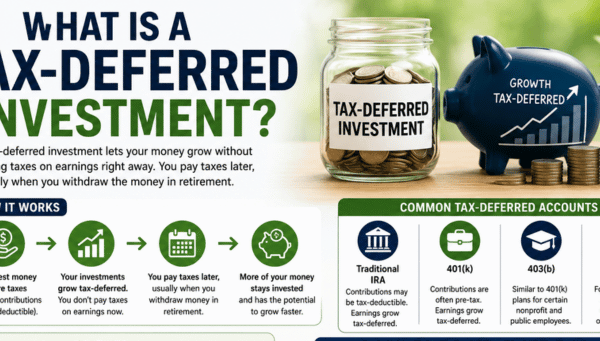 What Is a Tax-Deferred Investment? A Complete Guide to Tax Benefits, Account Types, Withdrawal Rules & Retirement Planning