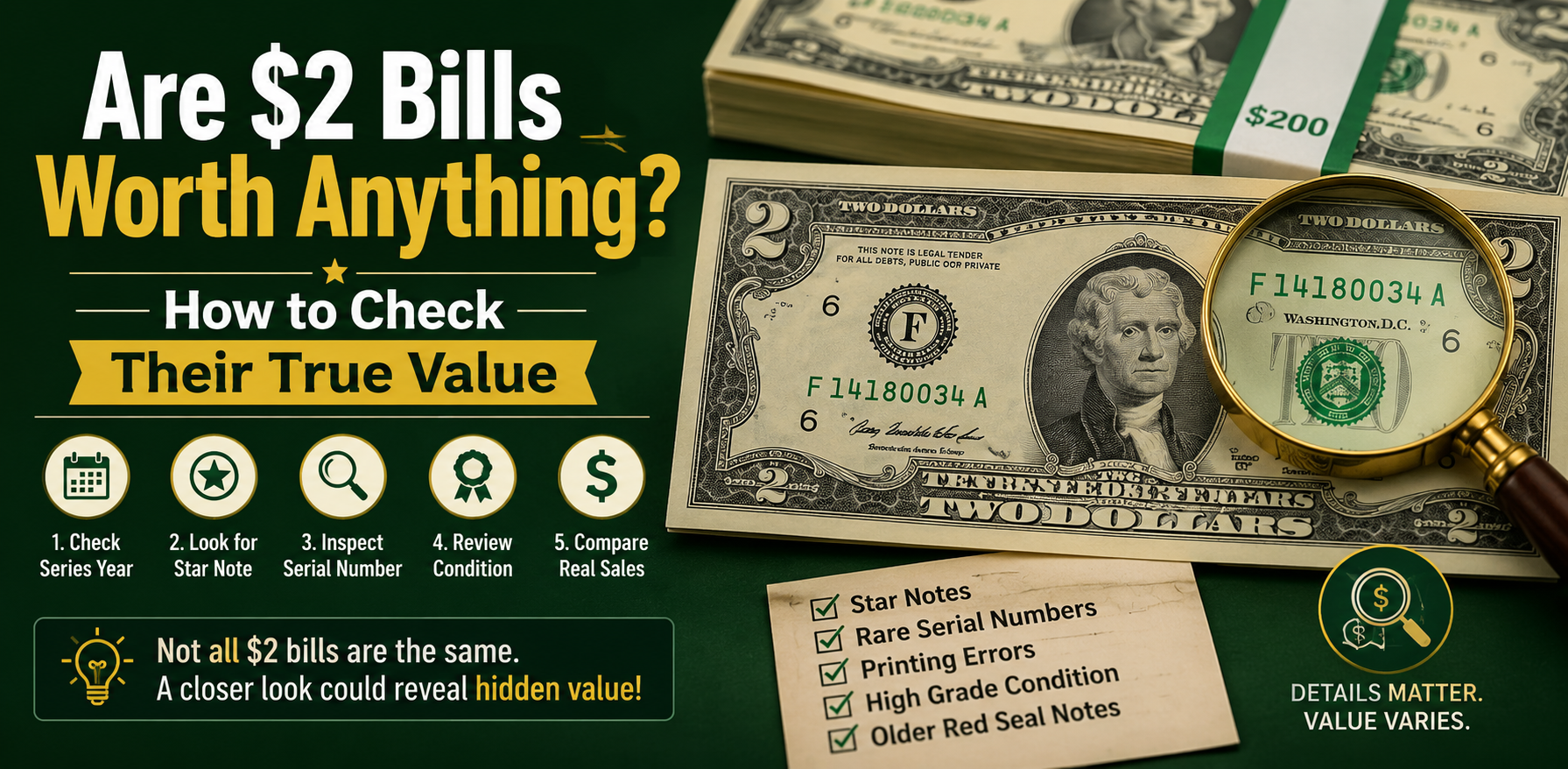 are $2 bills worth anything