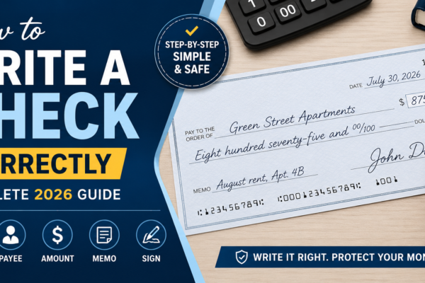 How to Write a Check Correctly: A Step-by-Step Guide